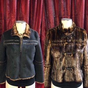 Reversible Faux-  Fur, Leather, And Suede 🧥